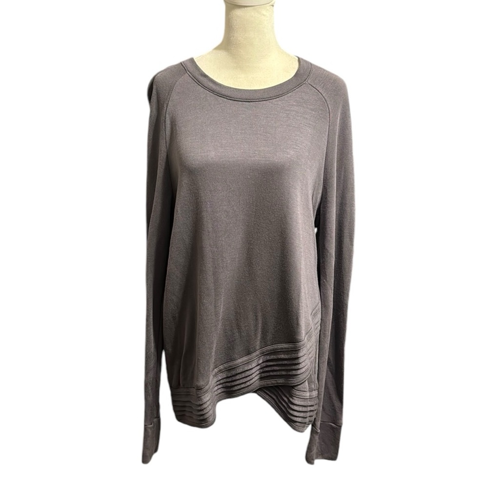 ACTIVE LIFE Silver Bell long sleeve top size large